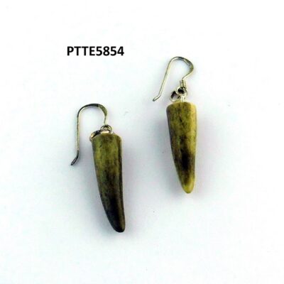 Pendientes punta, Asta de Ciervo, gamo y corzo, International Antler Trading SL
