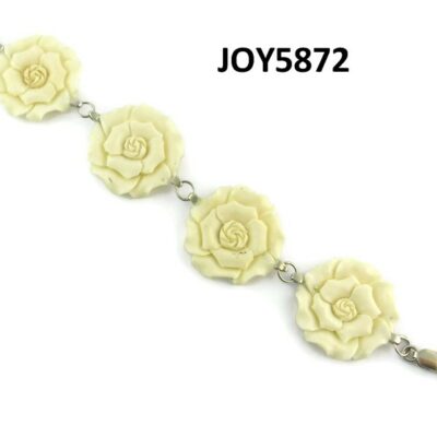 Pulsera de rosas, Asta de Ciervo, gamo y corzo, International Antler Trading SL