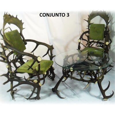 Sillones de astas, Asta de Ciervo, gamo y corzo, International Antler Trading SL
