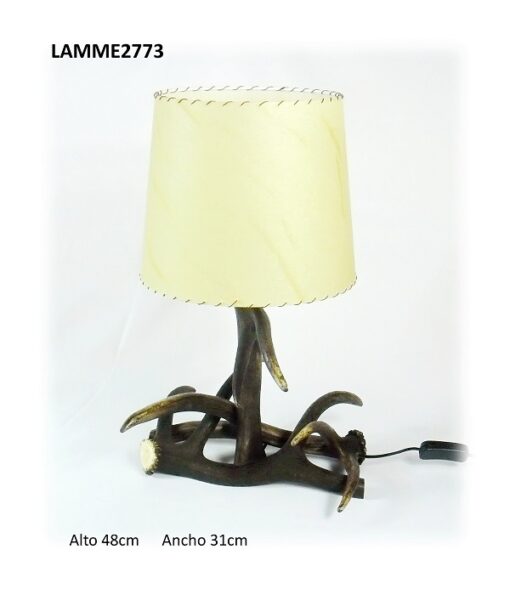 Lámpara port-aventura, Asta de Ciervo, gamo y corzo, International Antler Trading SL