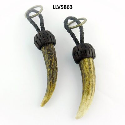Llavero punta madroño, Asta de Ciervo, gamo y corzo, International Antler Trading SL