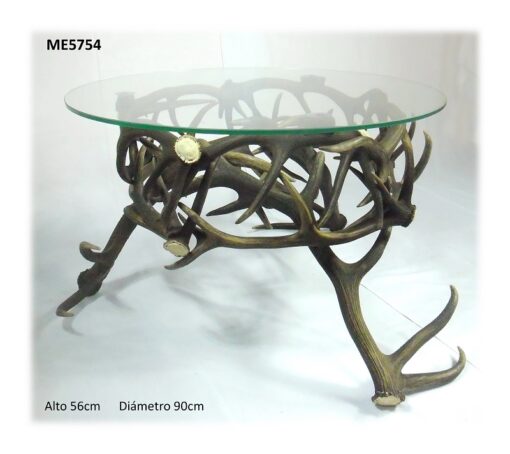 Mesa rueda, Asta de Ciervo, gamo y corzo, International Antler Trading SL