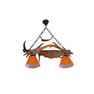 LA012 Lámpara de gamo doble